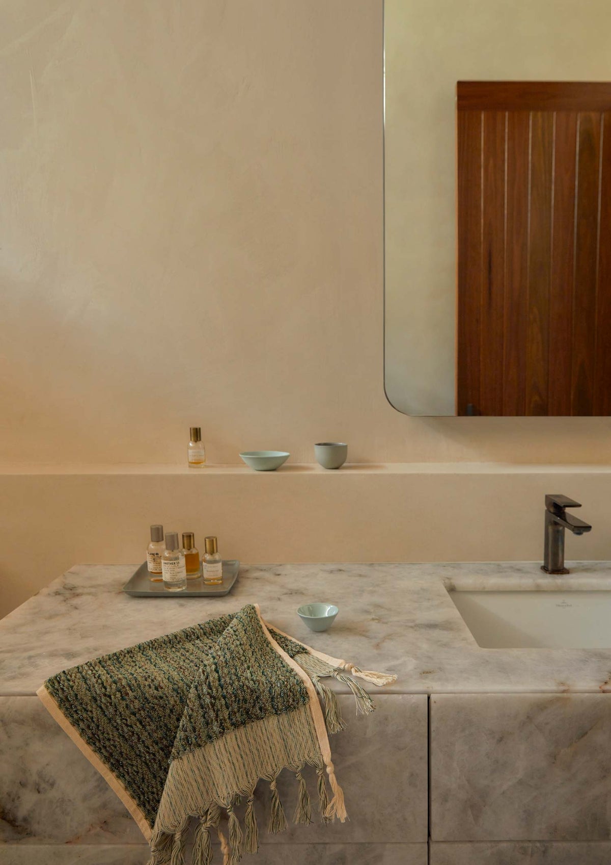 Eucalyptus Zigzag Hand Towel