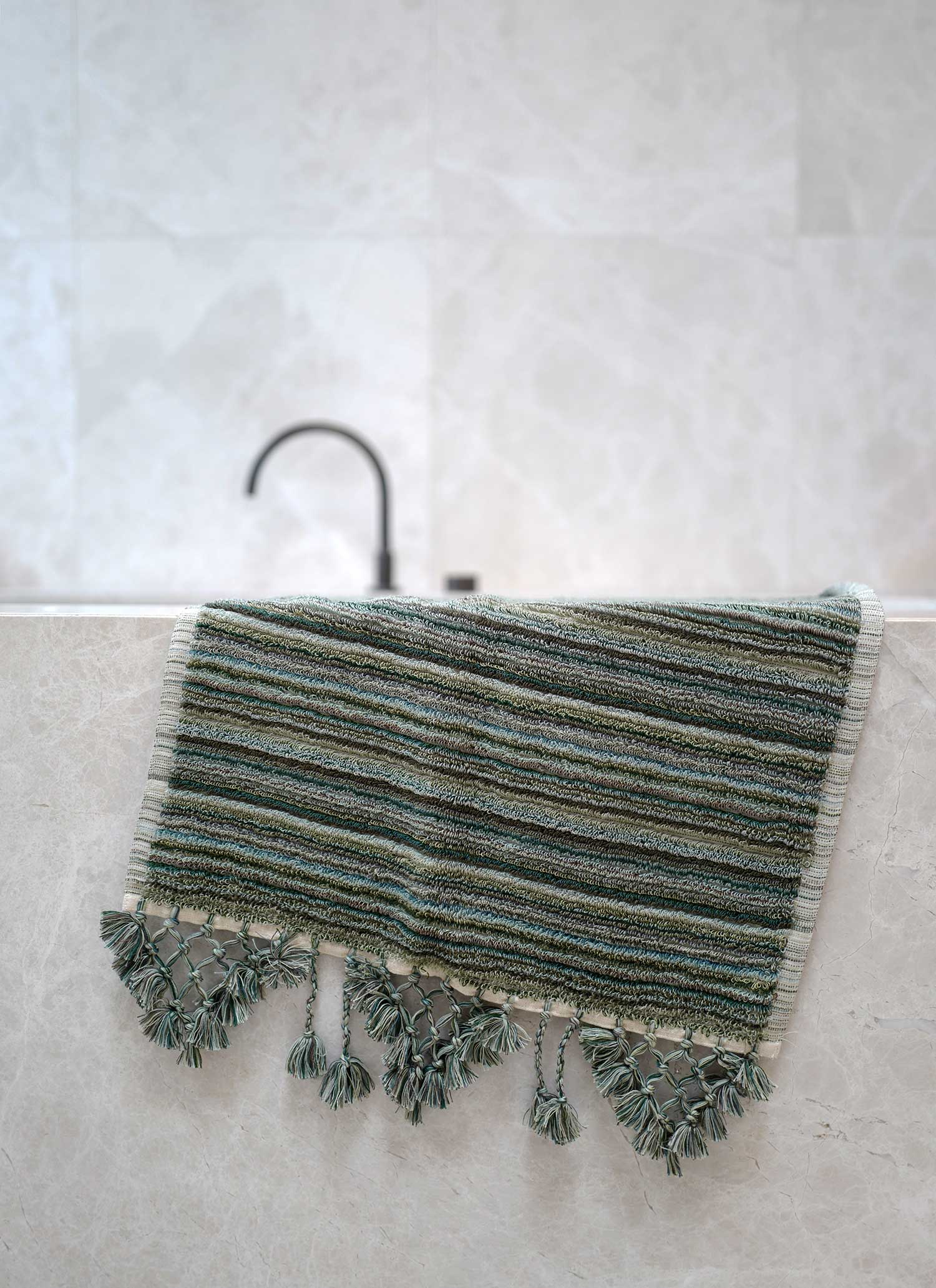 Eucalyptus Stripe Bath Mat