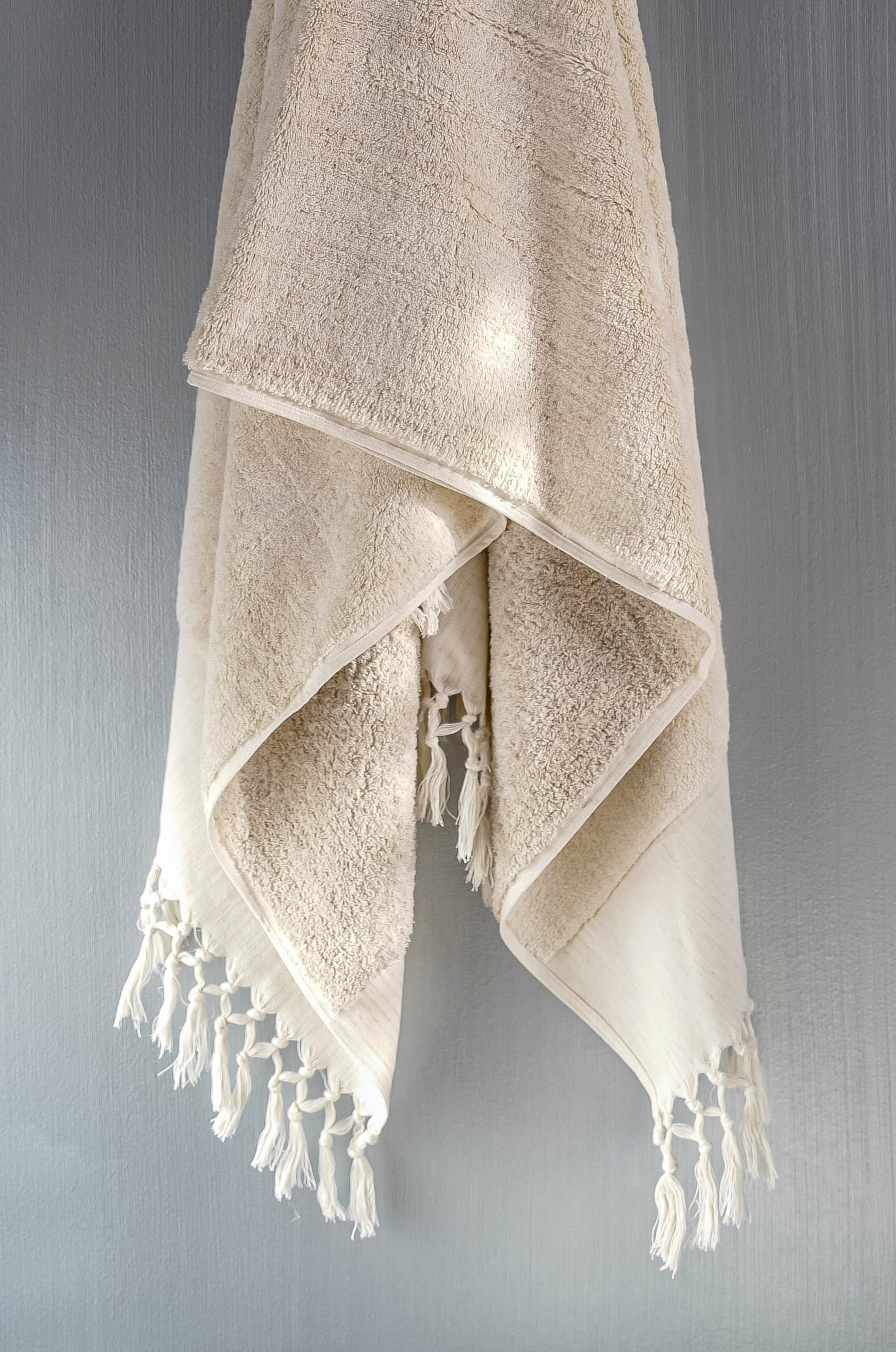 Natural Linen & Cotton Bath Towel - Standard