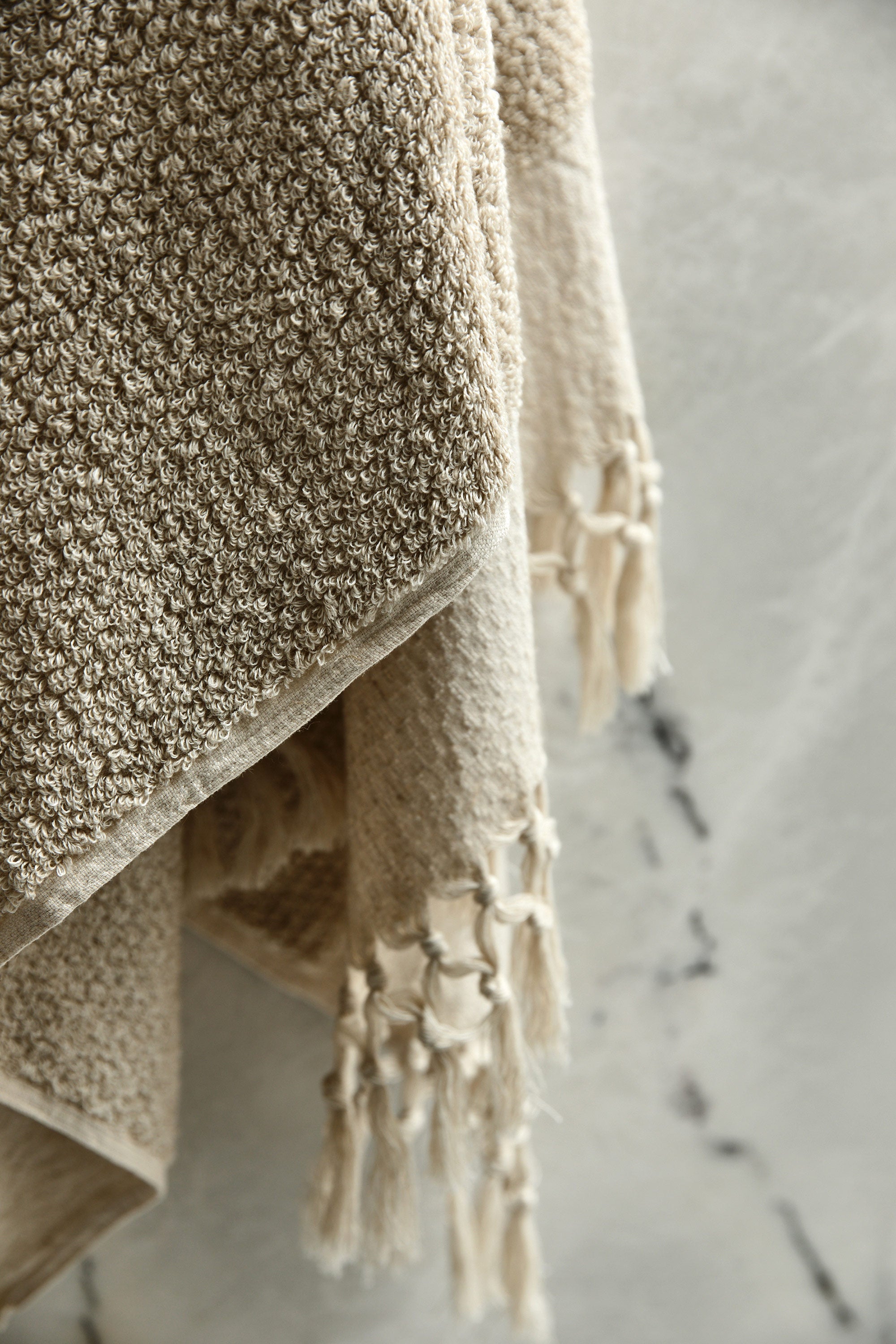 Linen Wave Bath Towel - Classic