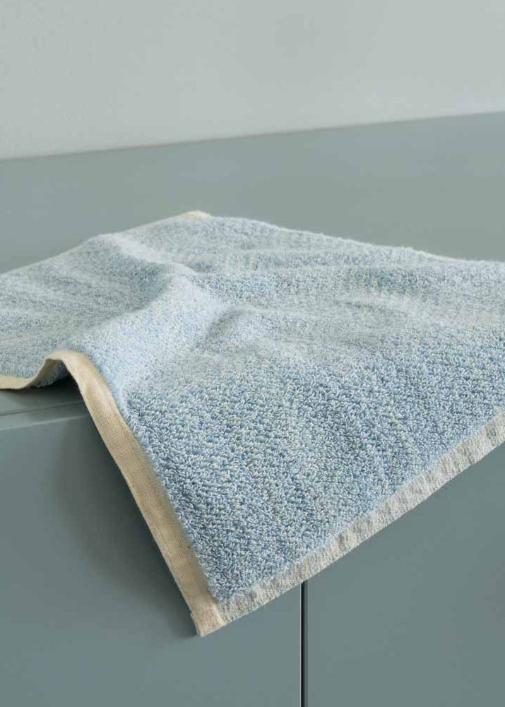 Azure-Mist Melange Face Towel