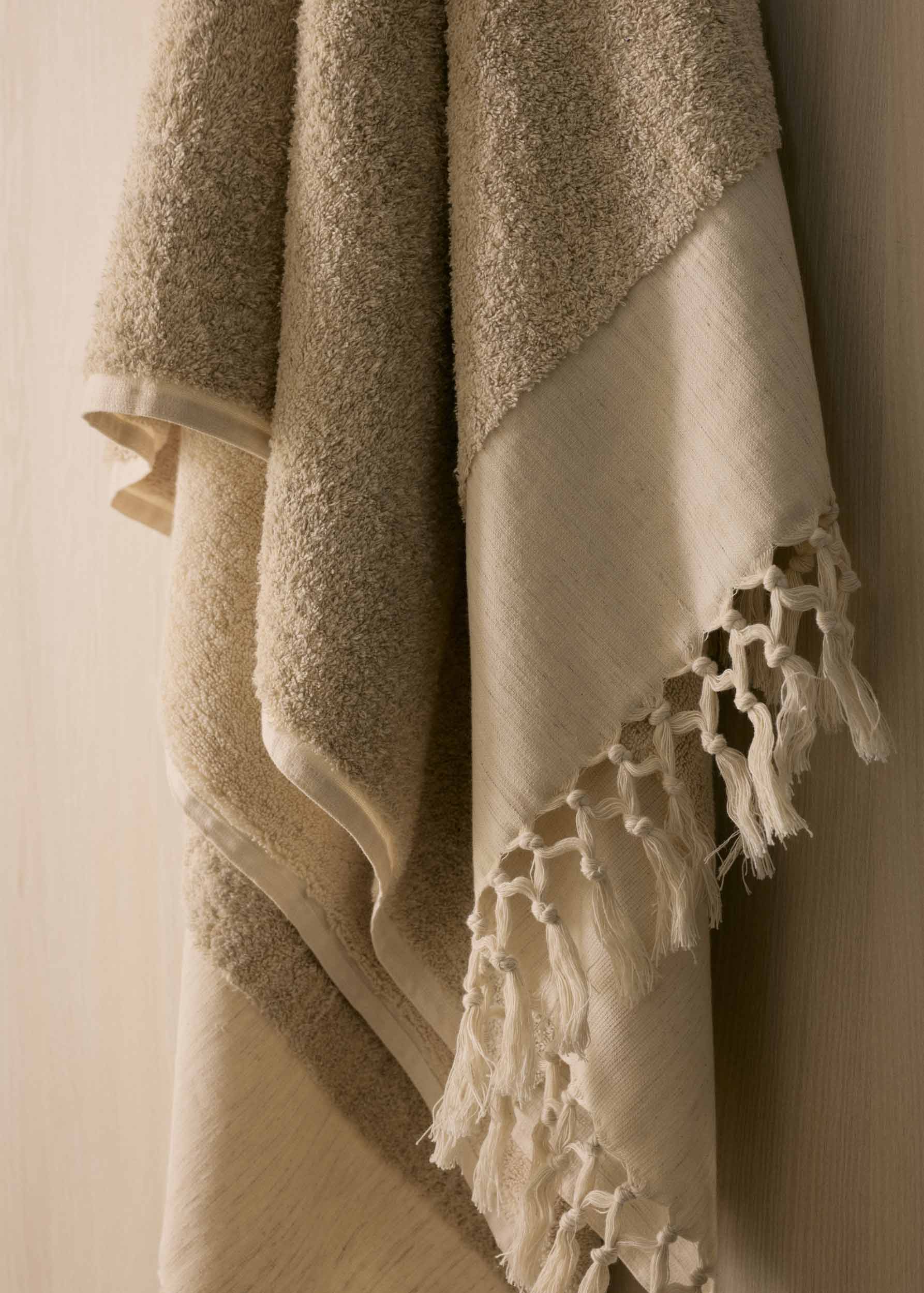 Natural Linen & Cotton Bath Towel - Standard