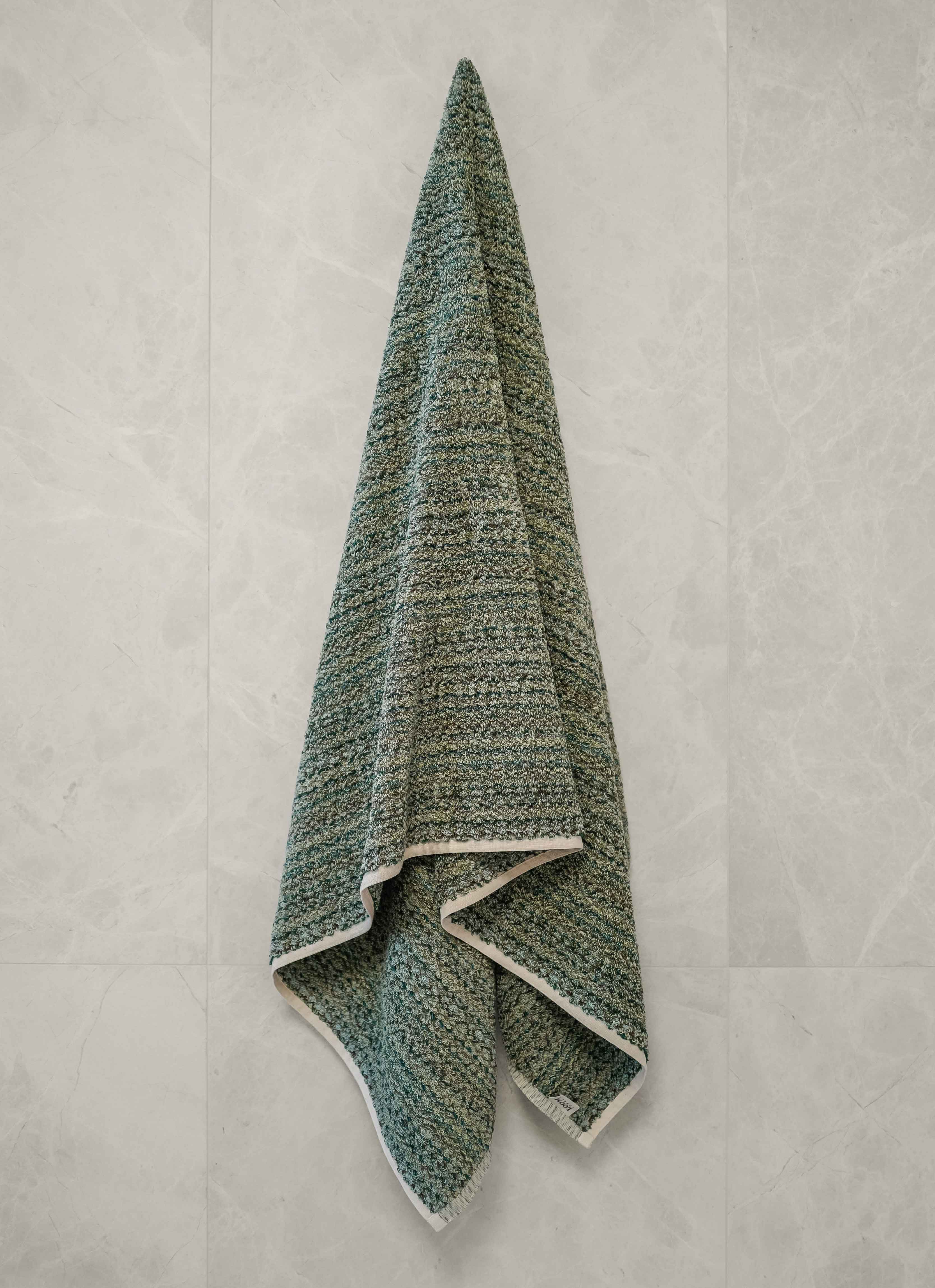 Eucalyptus Zigzag Bath Towel - Standard