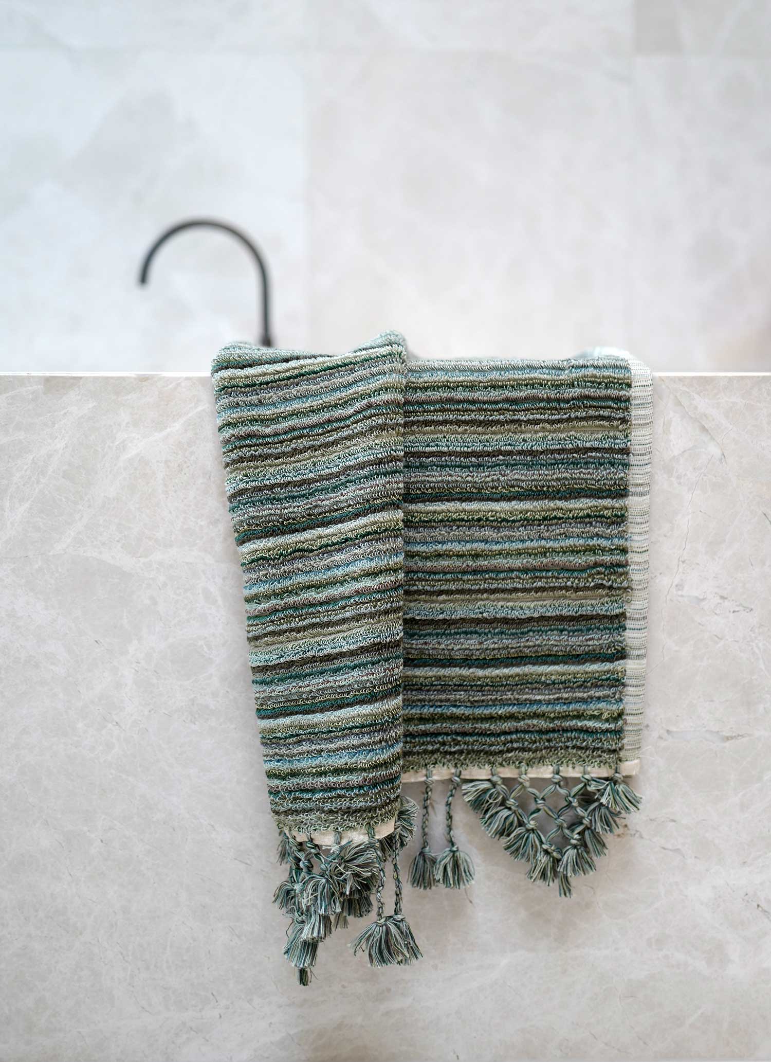 Eucalyptus Stripe Bath Mat