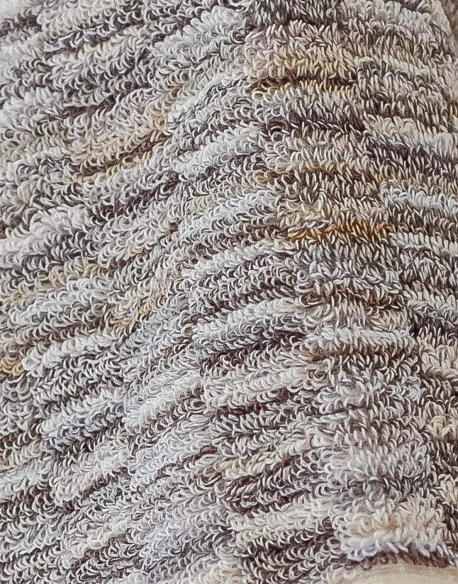 Neutral Check Hand Towel