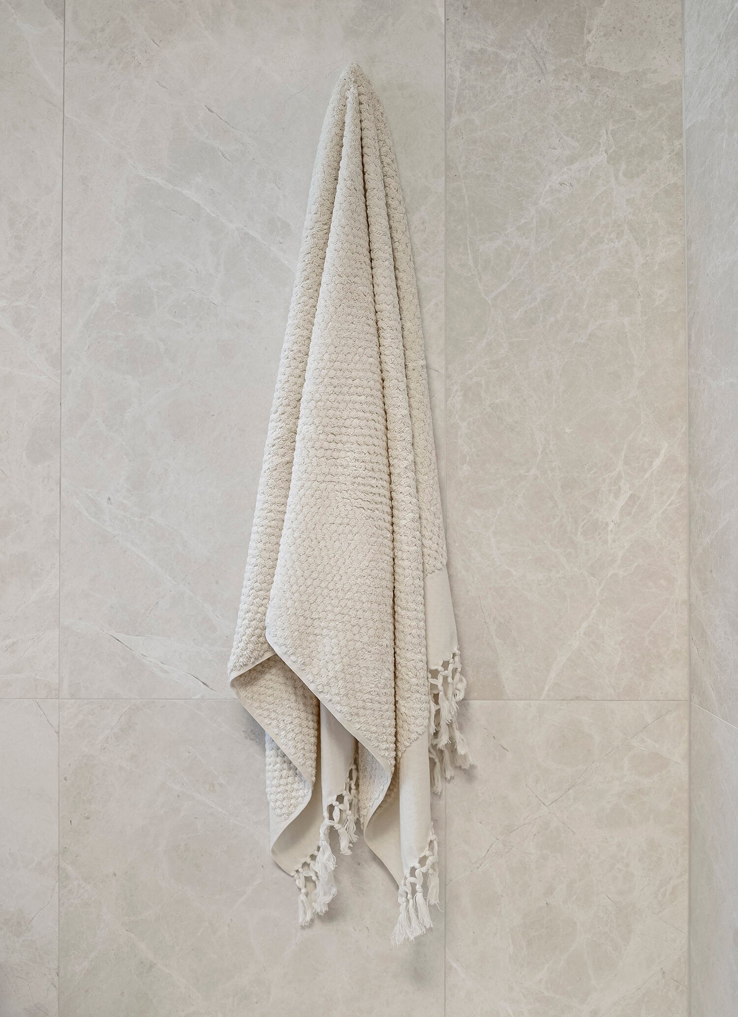 Ecru Dot Bath Towel - Standard PREORDER