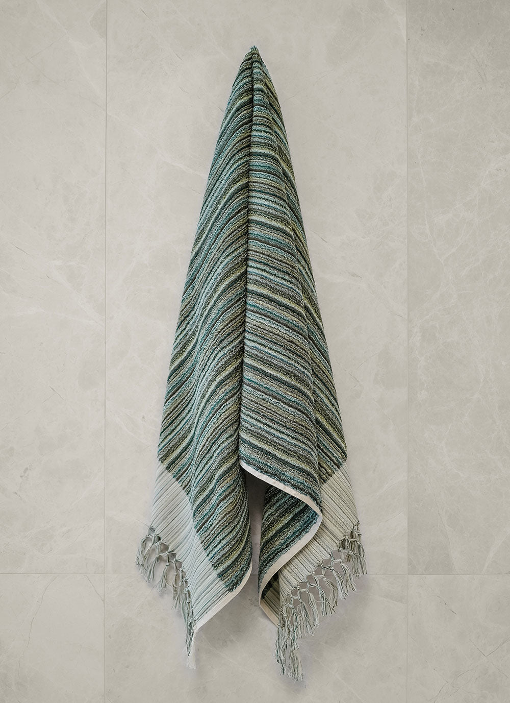Eucalyptus Stripe Bath Towel - Classic