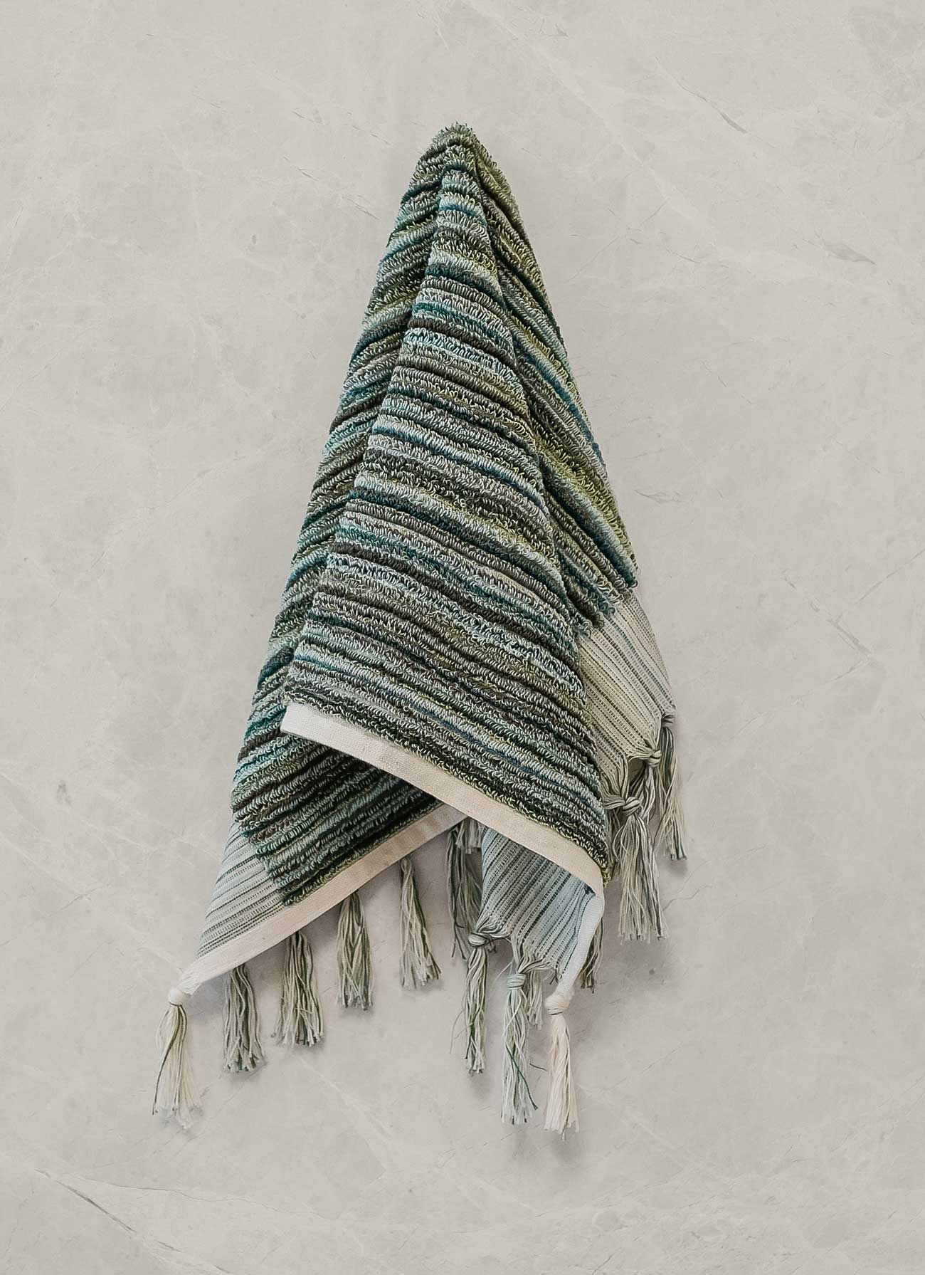 Eucalyptus Stripe Hand Towel